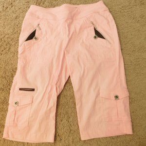 JAMIE SADOCK WOMENS LIGHT PINK 3/4 PANTS-SIZE 6-IN BEAUTIFUL CONDITION
